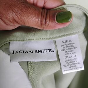 Jaclyn Smith Light Green Blouse